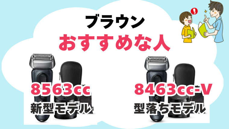 ブラウン シリーズ8 新旧比較