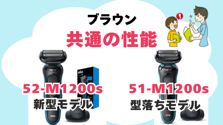 51-M1200s 52-M1200s 違い