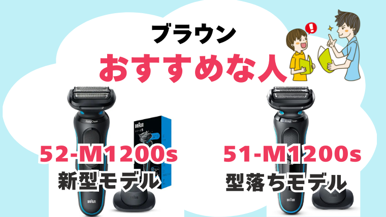 51-M1200s 52-M1200s 違い