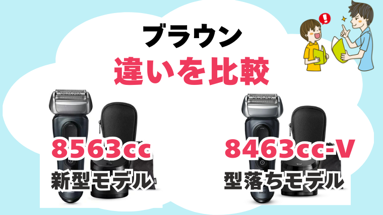 ブラウン シリーズ8 新旧比較
