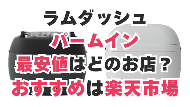 ラムダッシュ パームイン 最安値